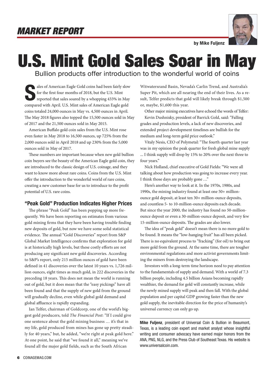 COINage Magazine Preview Pages