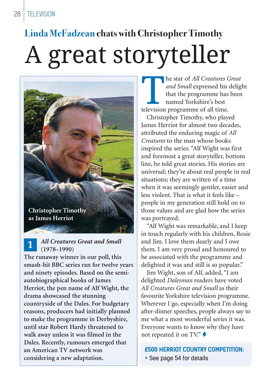 The Yorkshire Dalesman Preview Pages