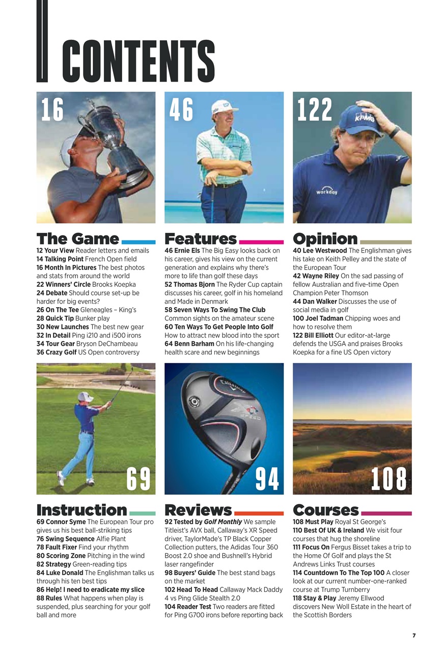 Golf Monthly Preview Pages
