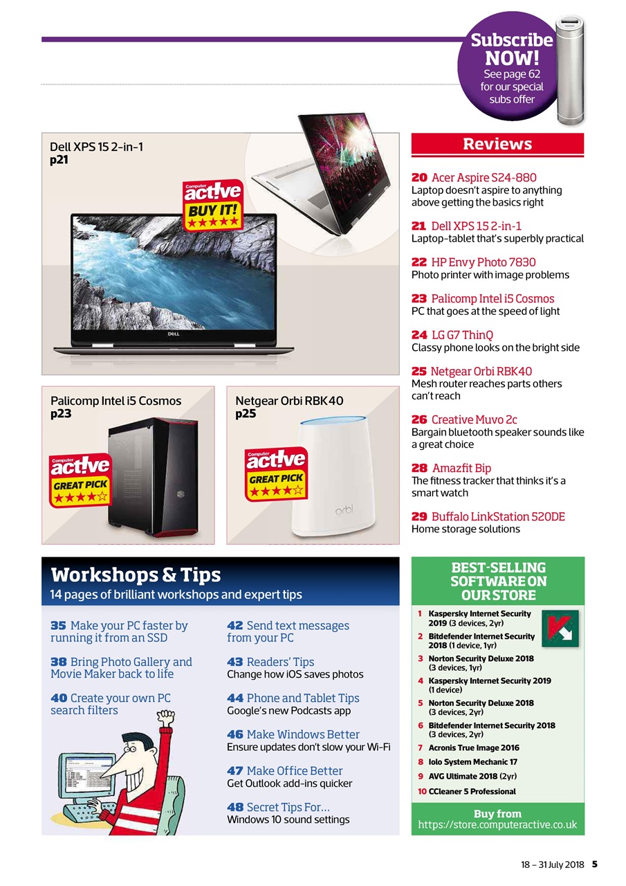 Computer Active Preview Pages