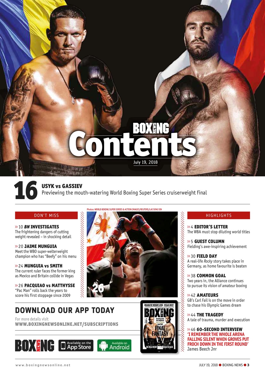 Boxing News Preview Pages