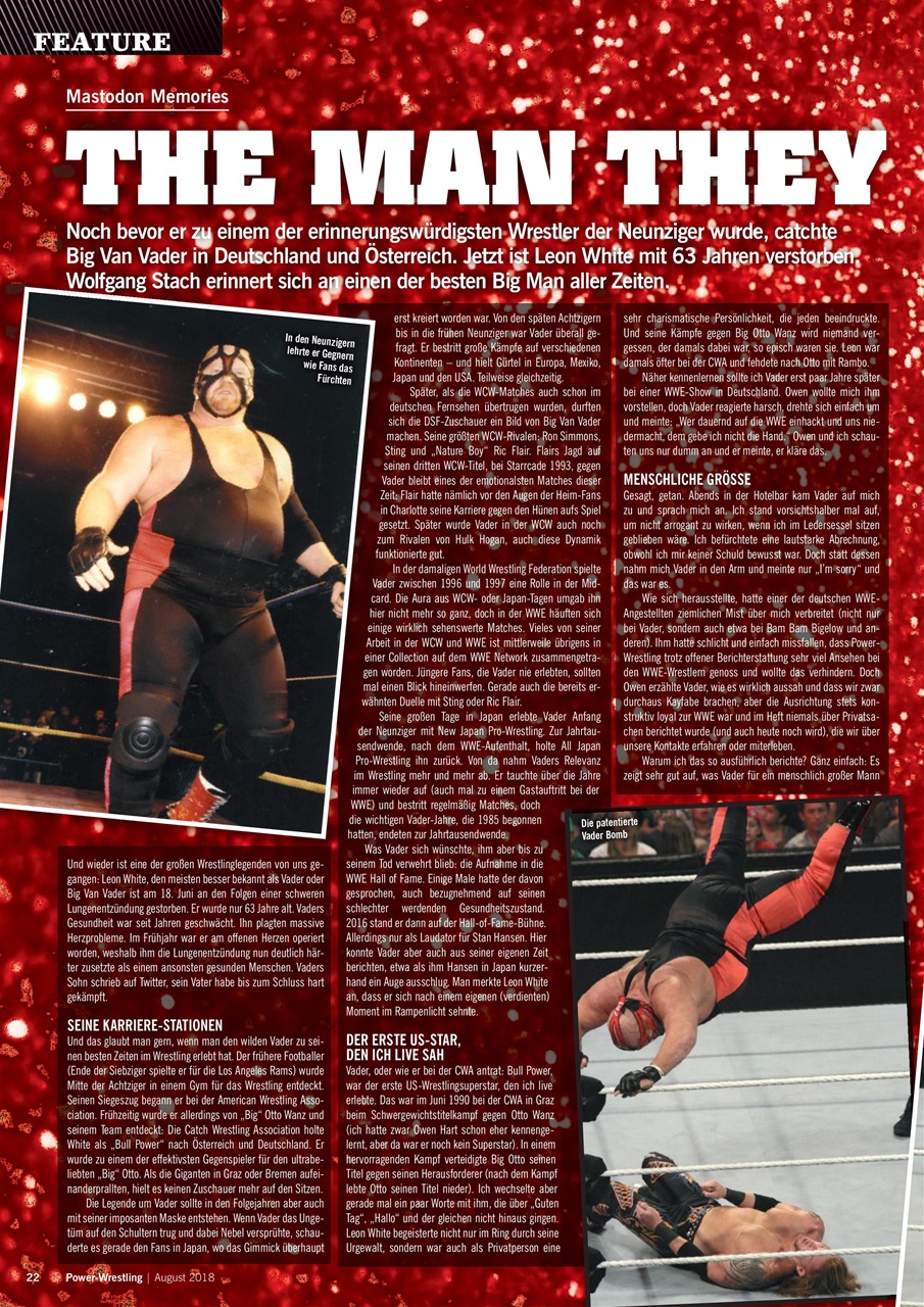 Power-Wrestling Preview Pages