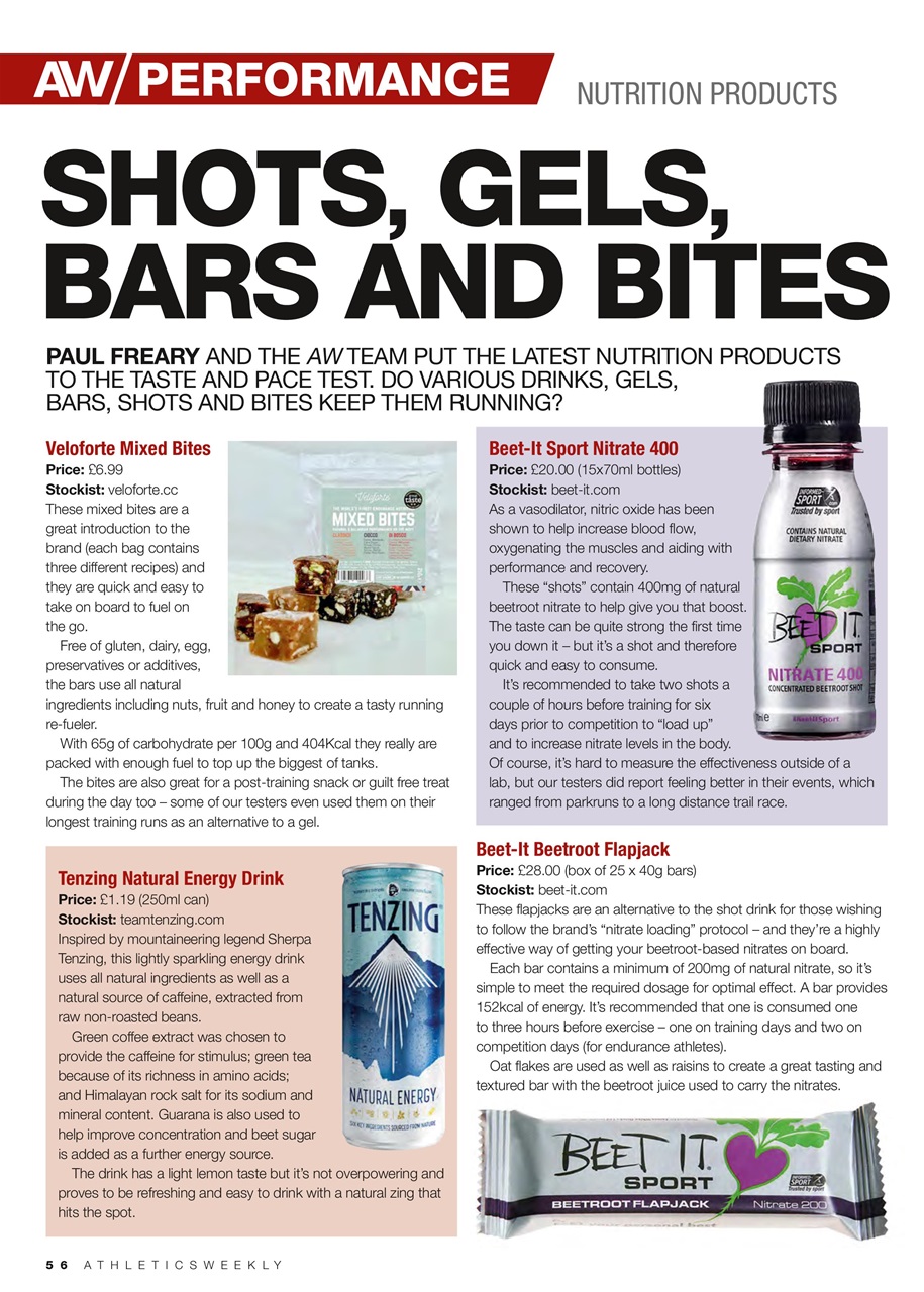 AW – Athletics Weekly Magazine Preview Pages