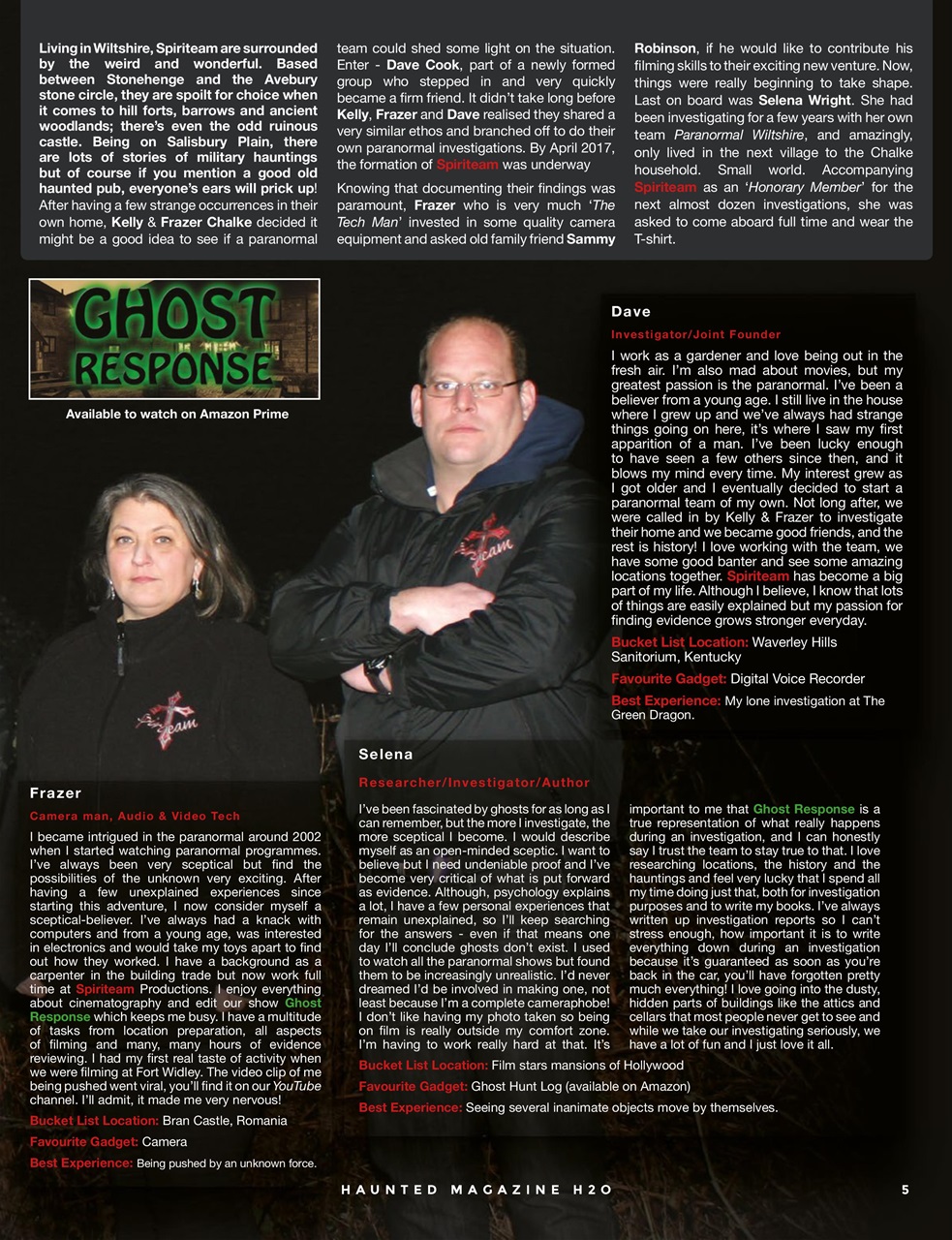 Haunted Magazine Preview Pages