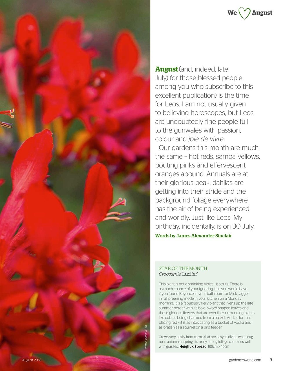 BBC Gardeners’ World Magazine Preview Pages