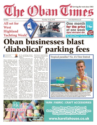 The Oban Times & Lochaber Times issue 19 July 2018