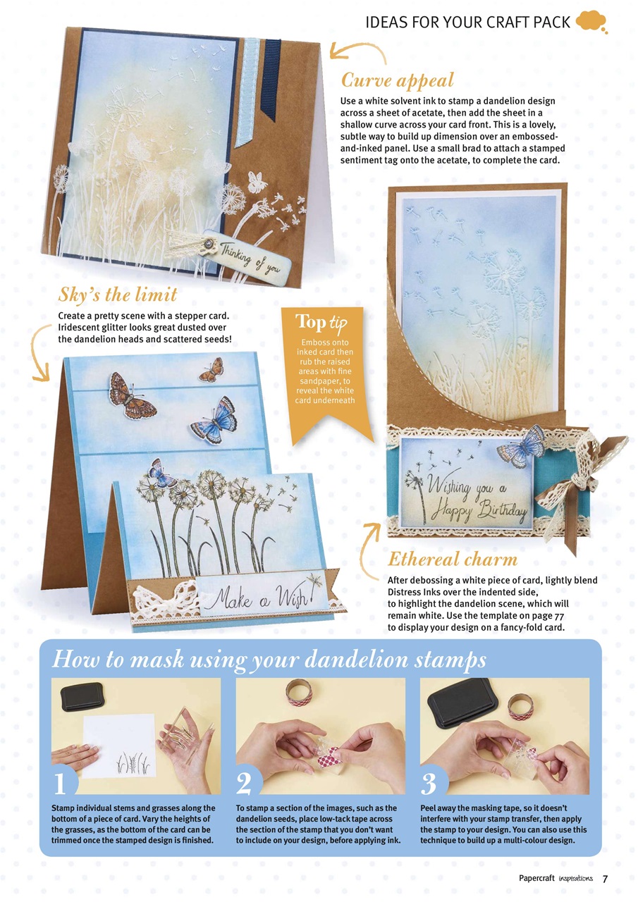 Papercraft Inspirations Preview Pages