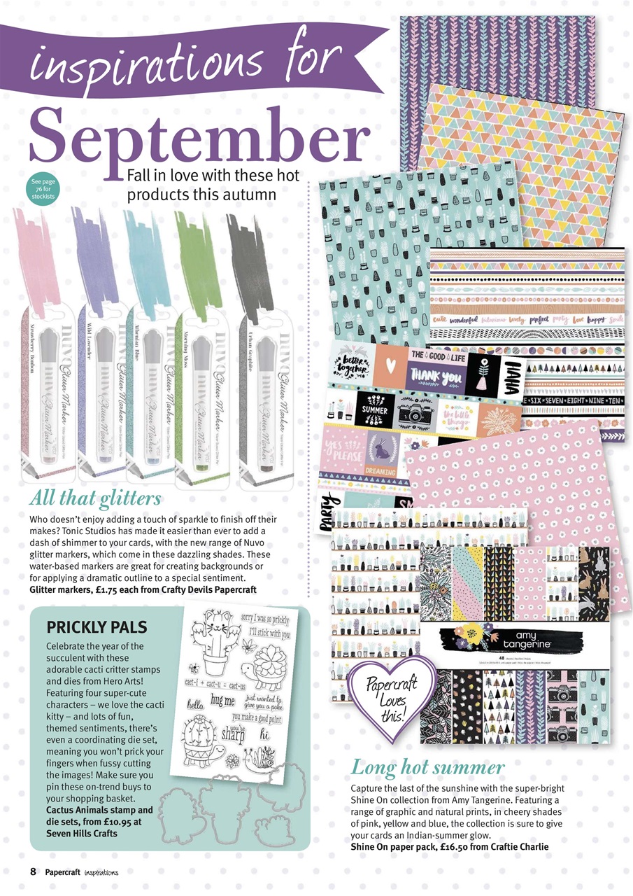 Papercraft Inspirations Preview Pages