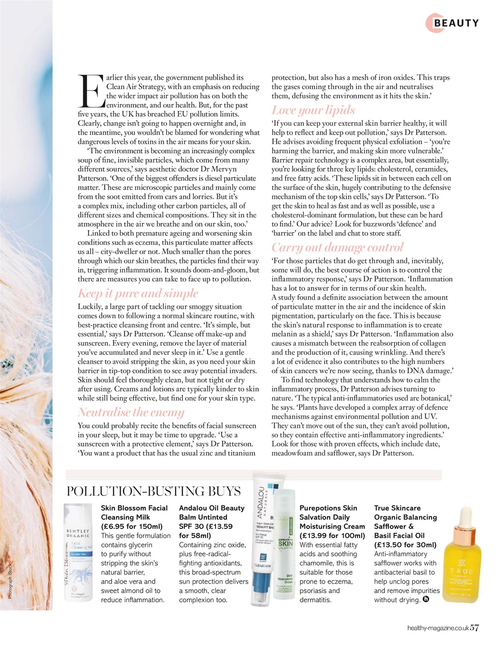 Healthy Magazine Preview Pages