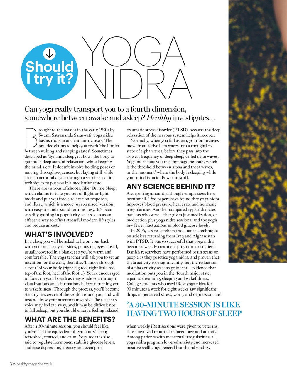 Healthy Magazine Preview Pages