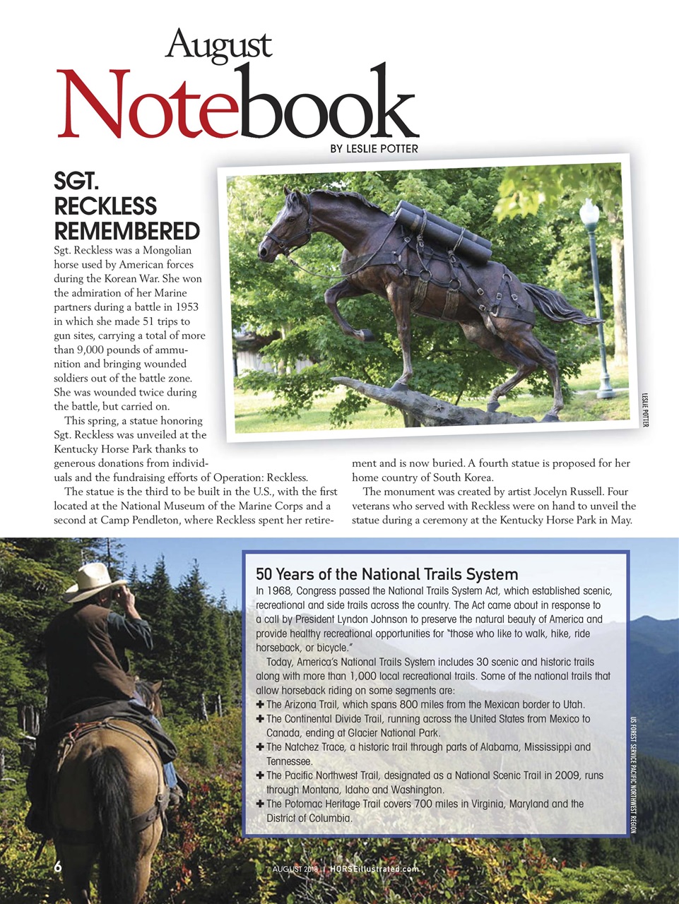 Horse Illustrated Magazine Preview Pages