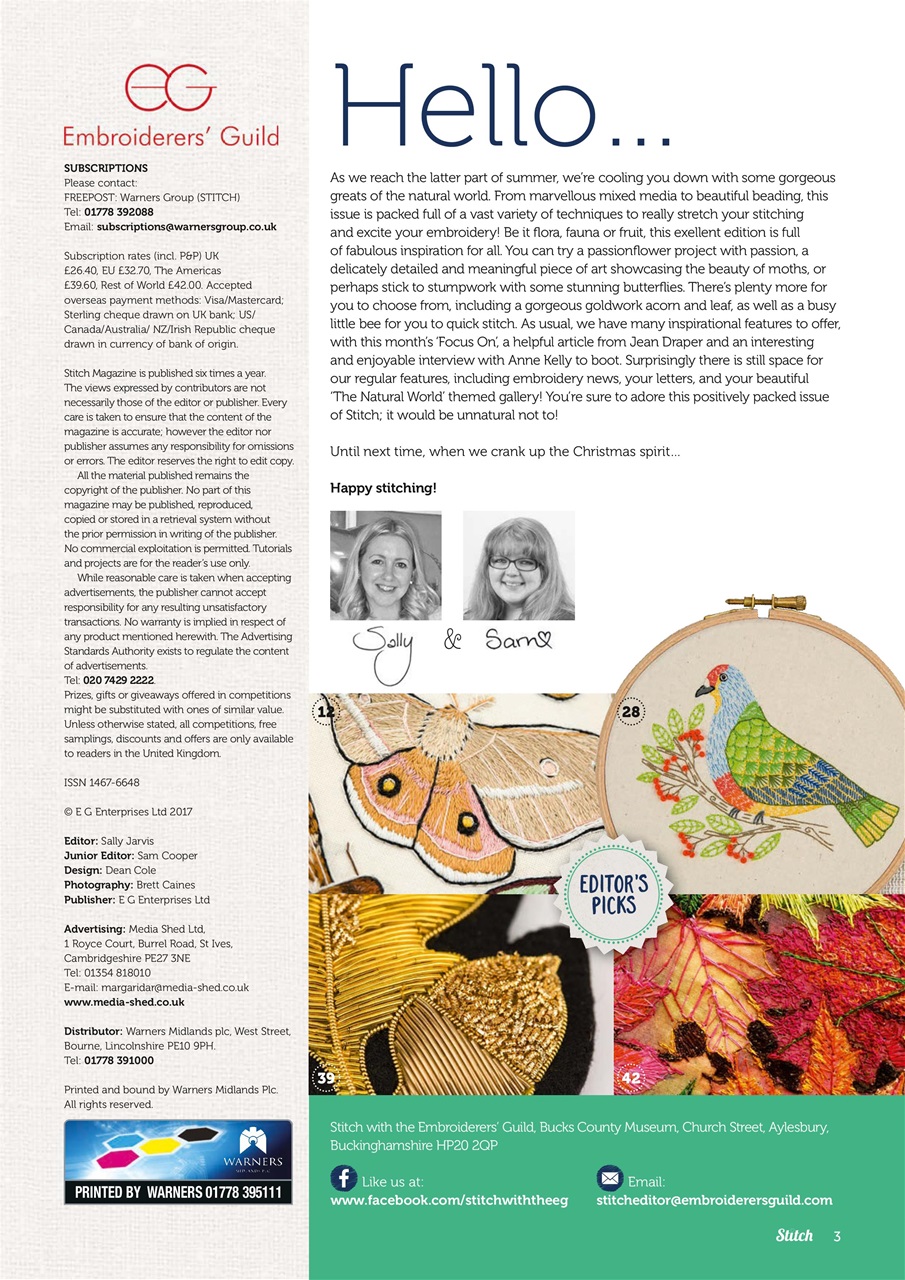 Stitch magazine Preview Pages