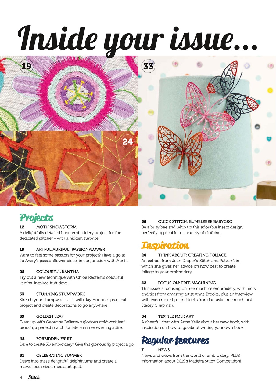 Stitch magazine Preview Pages