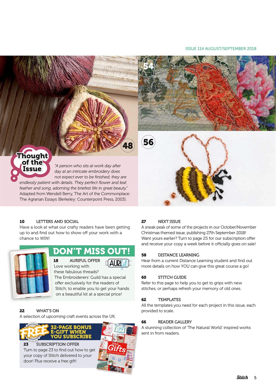 Stitch magazine Preview Pages