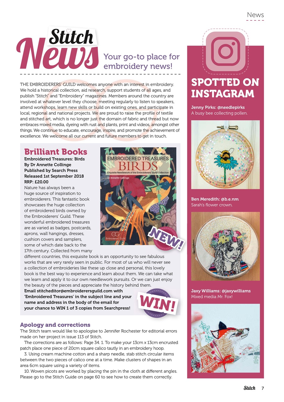 Stitch magazine Preview Pages