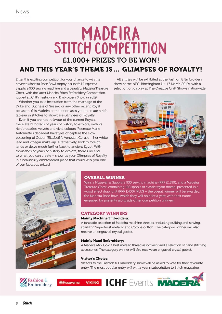 Stitch magazine Preview Pages