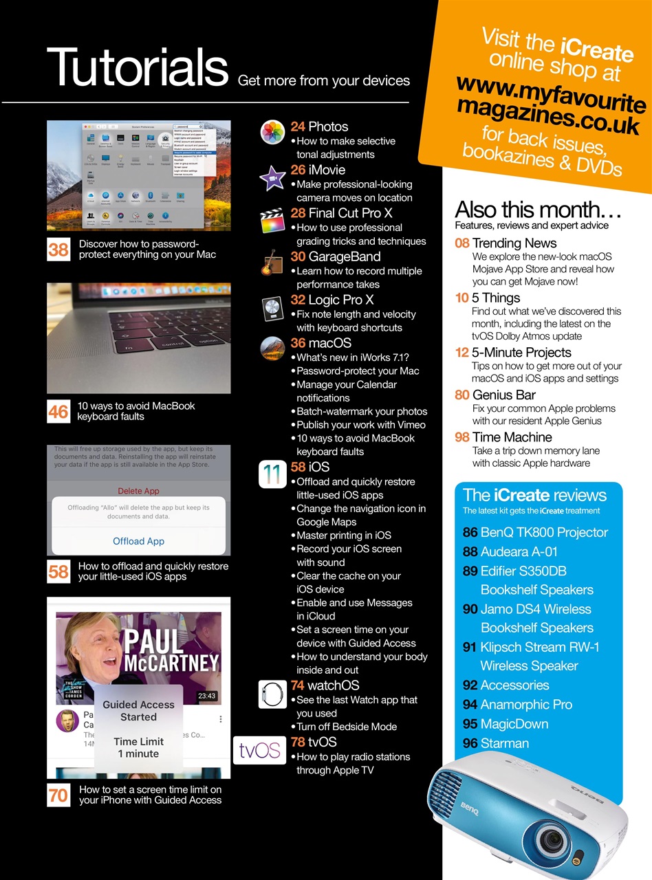 iCreate Preview Pages