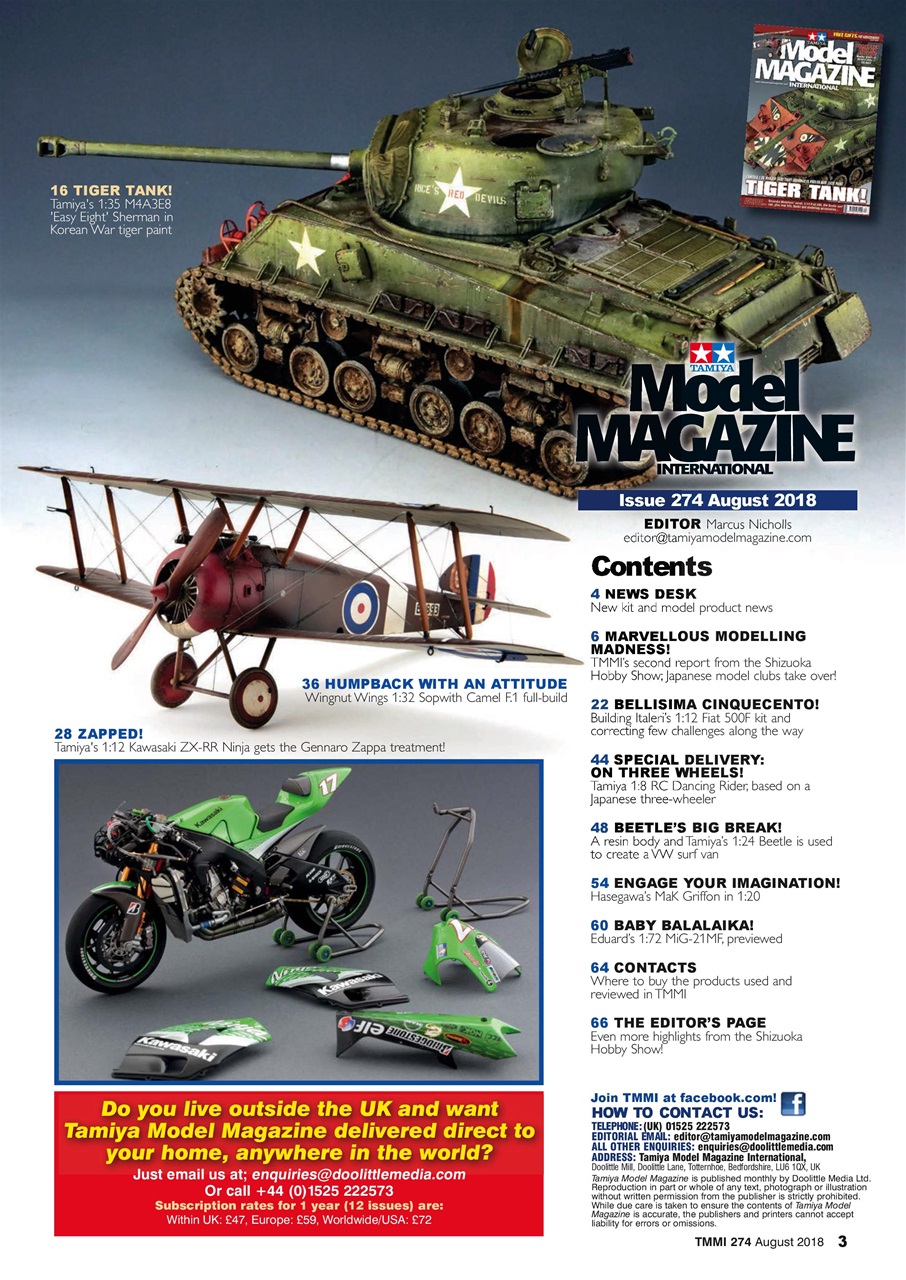 Tamiya Model Magazine Preview Pages