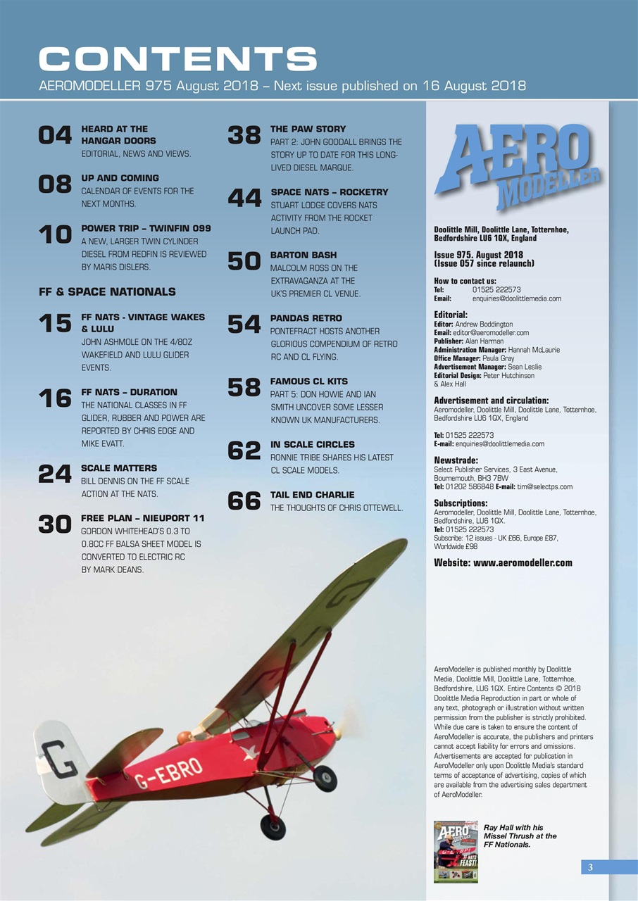 AeroModeller Preview Pages