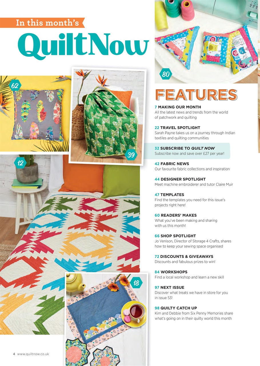 Quilt Now Preview Pages