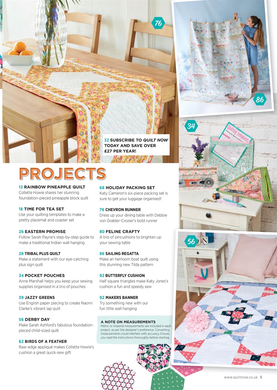 Quilt Now Preview Pages