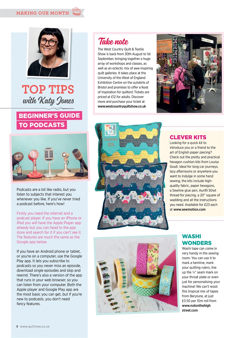 Quilt Now Preview Pages