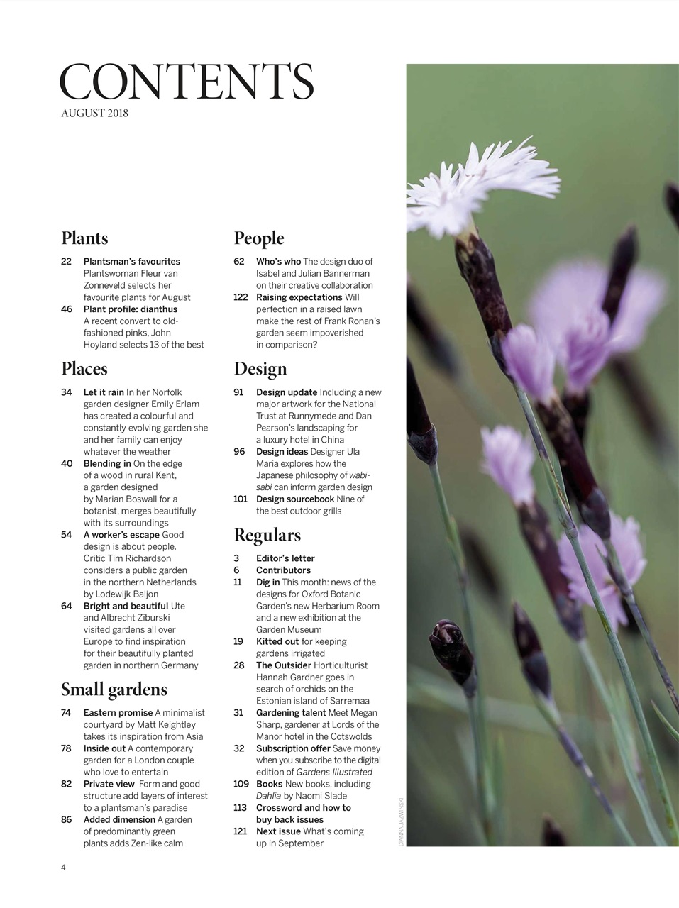 Gardens Illustrated Preview Pages
