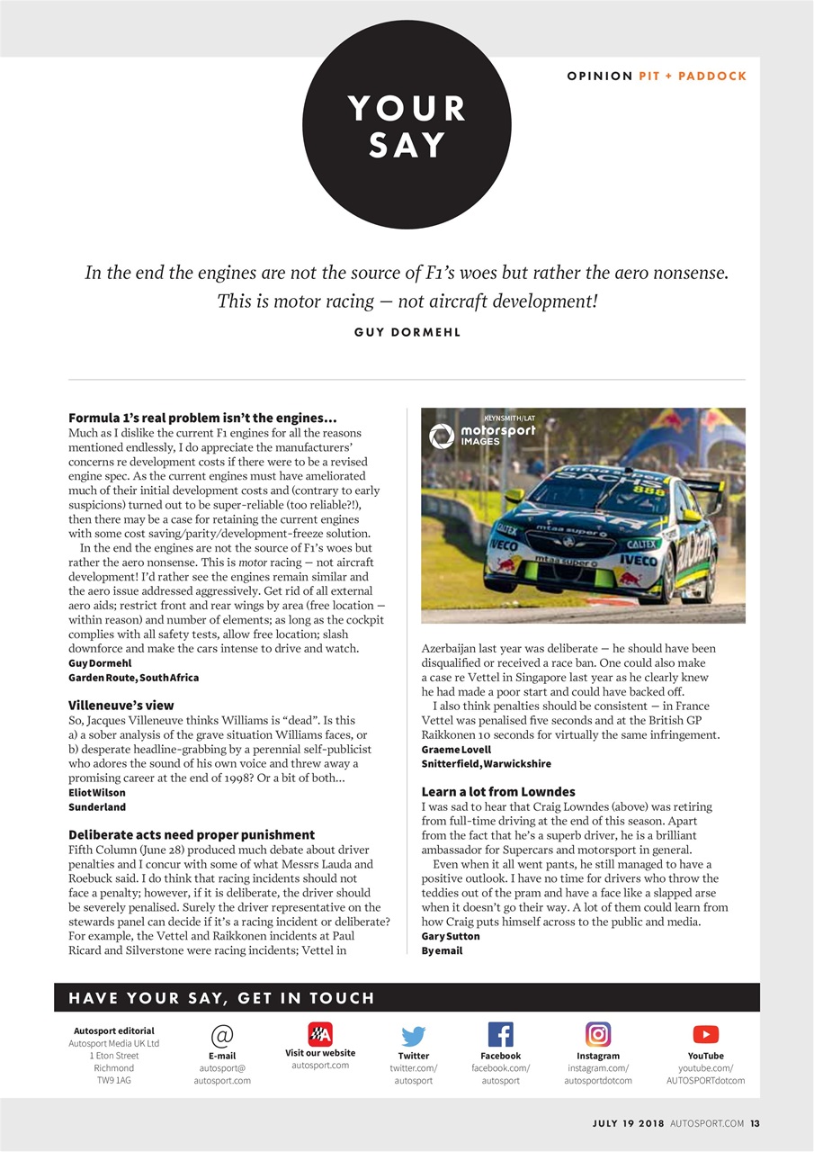Autosport Preview Pages