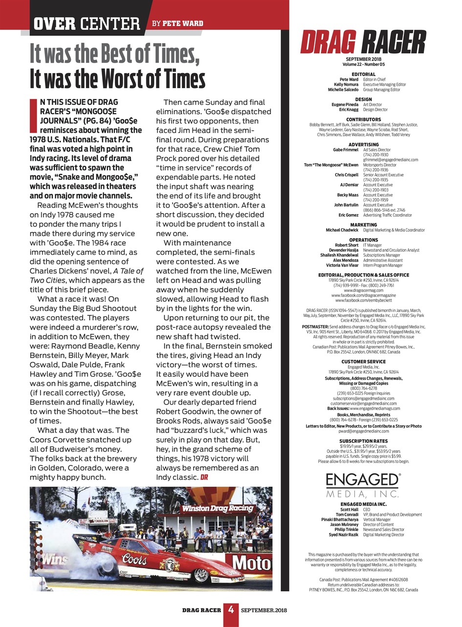 Drag Racer Preview Pages