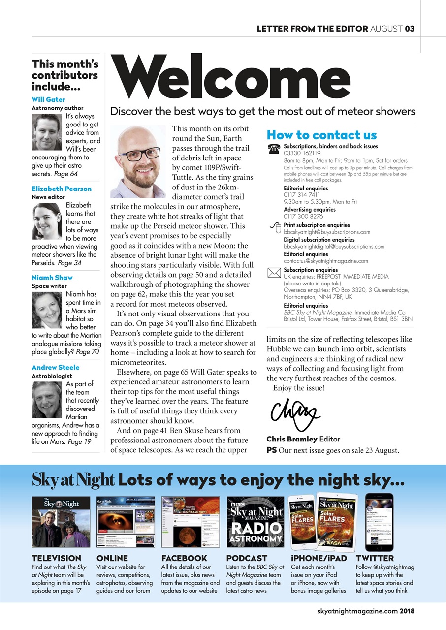 BBC Sky at Night Magazine Preview Pages