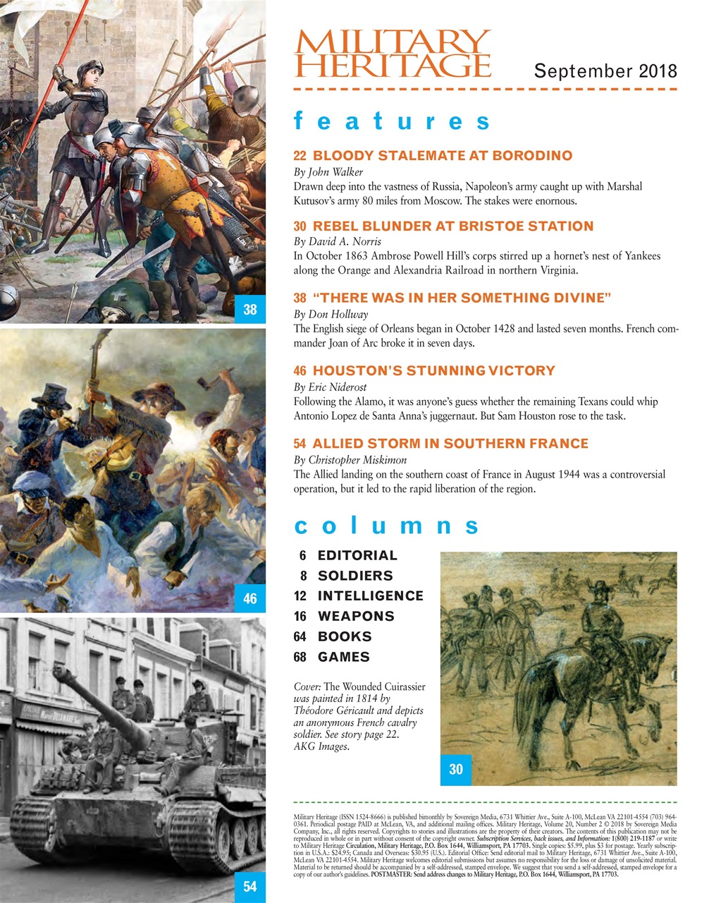 Military Heritage Preview Pages