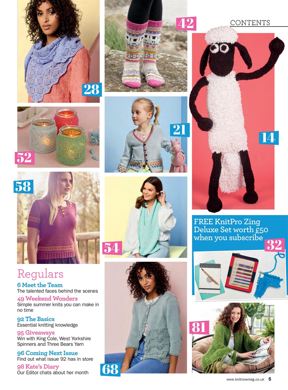 Knit Now Preview Pages