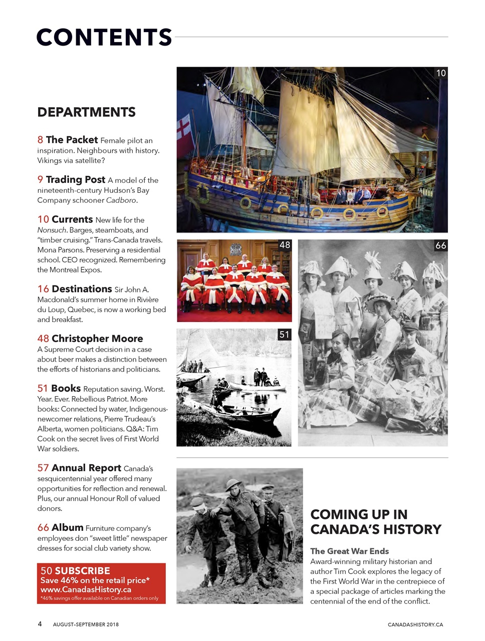 Canada's History Preview Pages