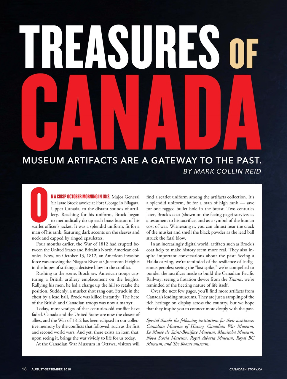 Canada's History Preview Pages