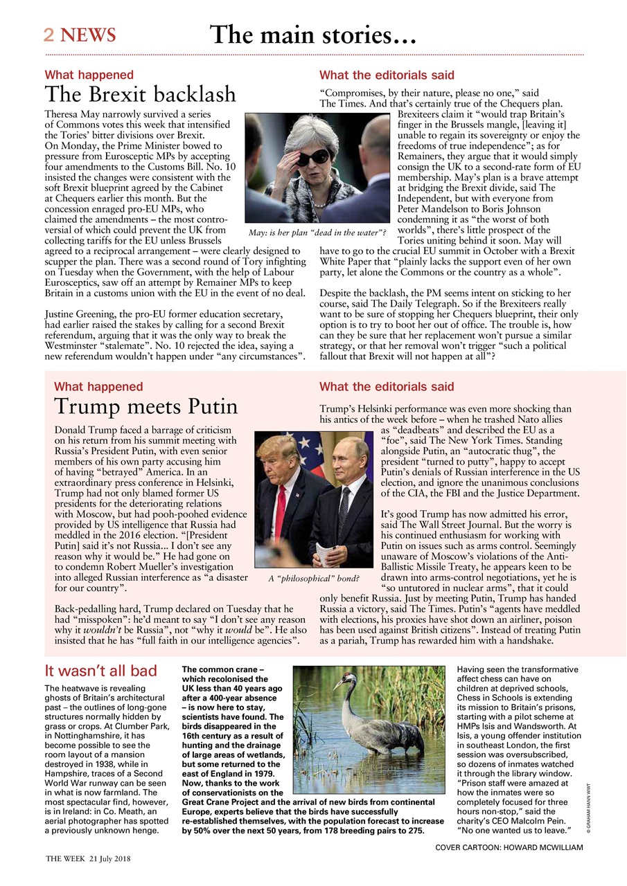 The Week Preview Pages