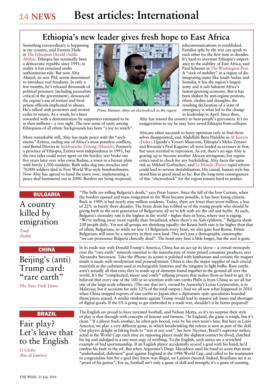 The Week Preview Pages