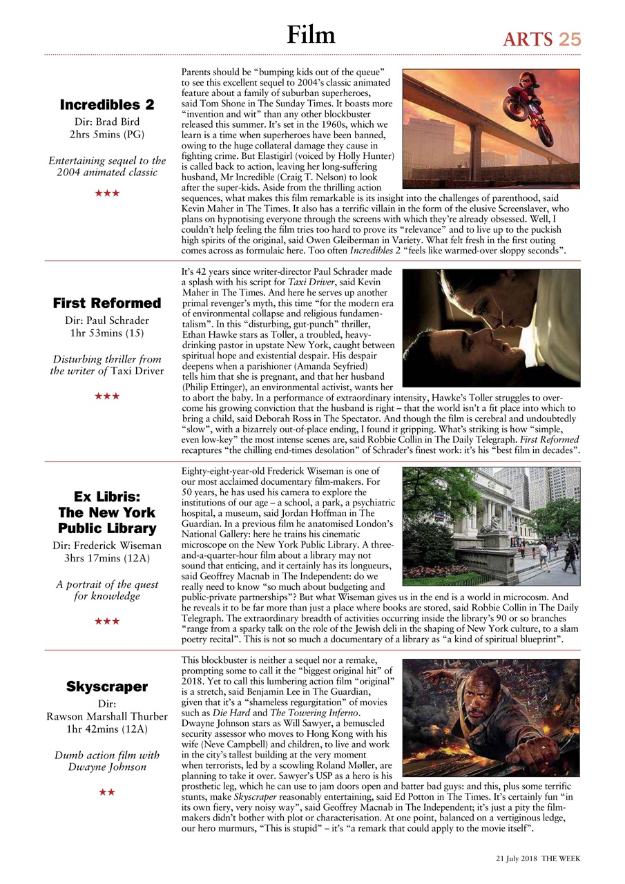 The Week Preview Pages