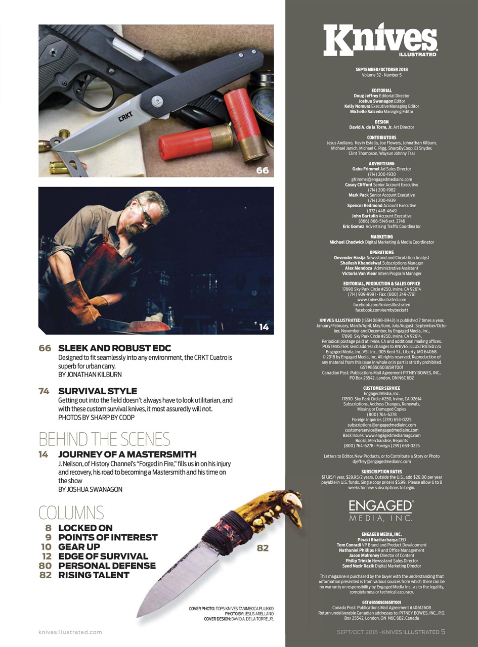 Knives Illustrated Preview Pages