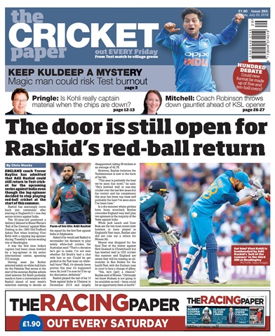 The Cricket Paper issue 20th July 2018