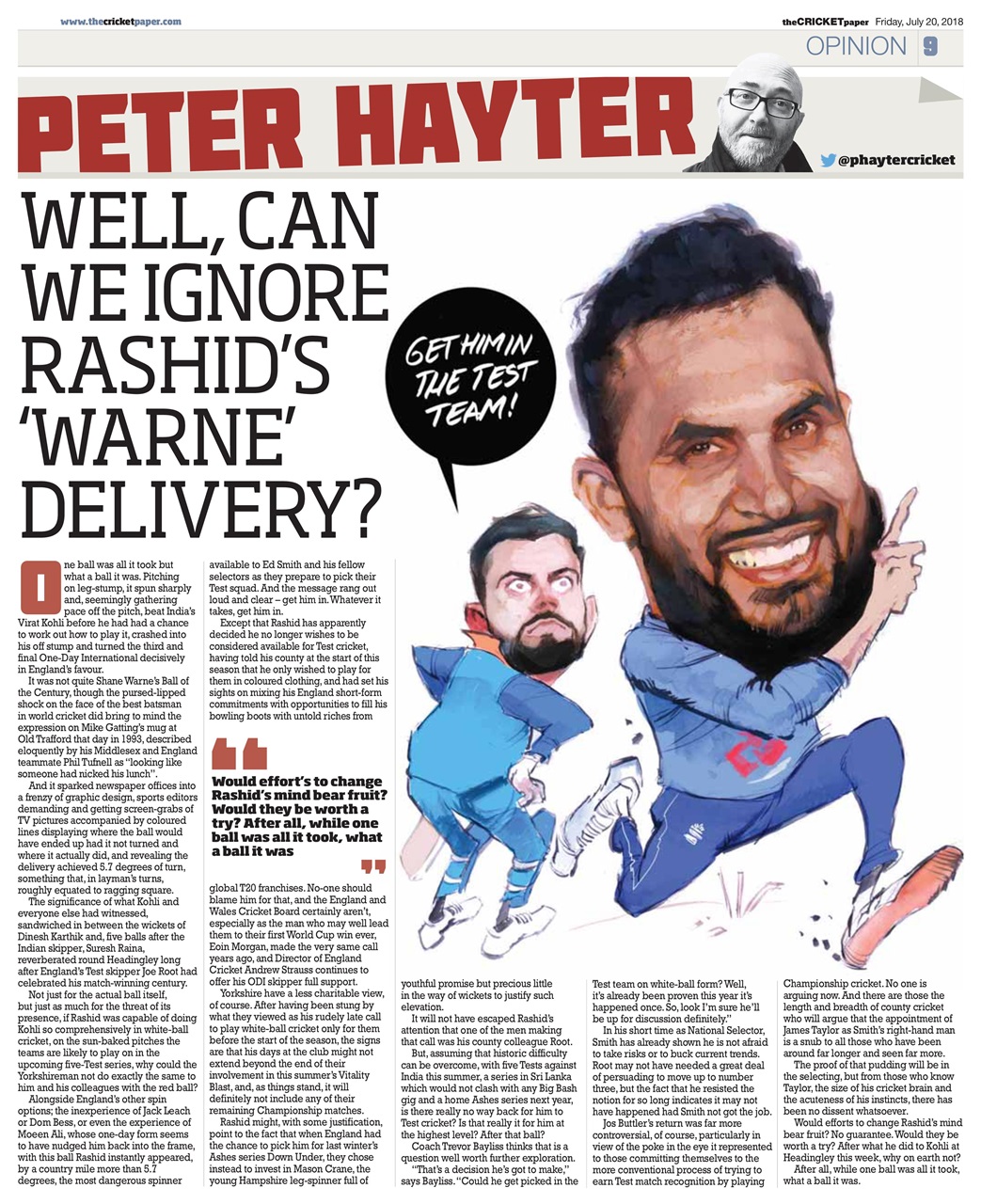 The Cricket Paper Preview Pages