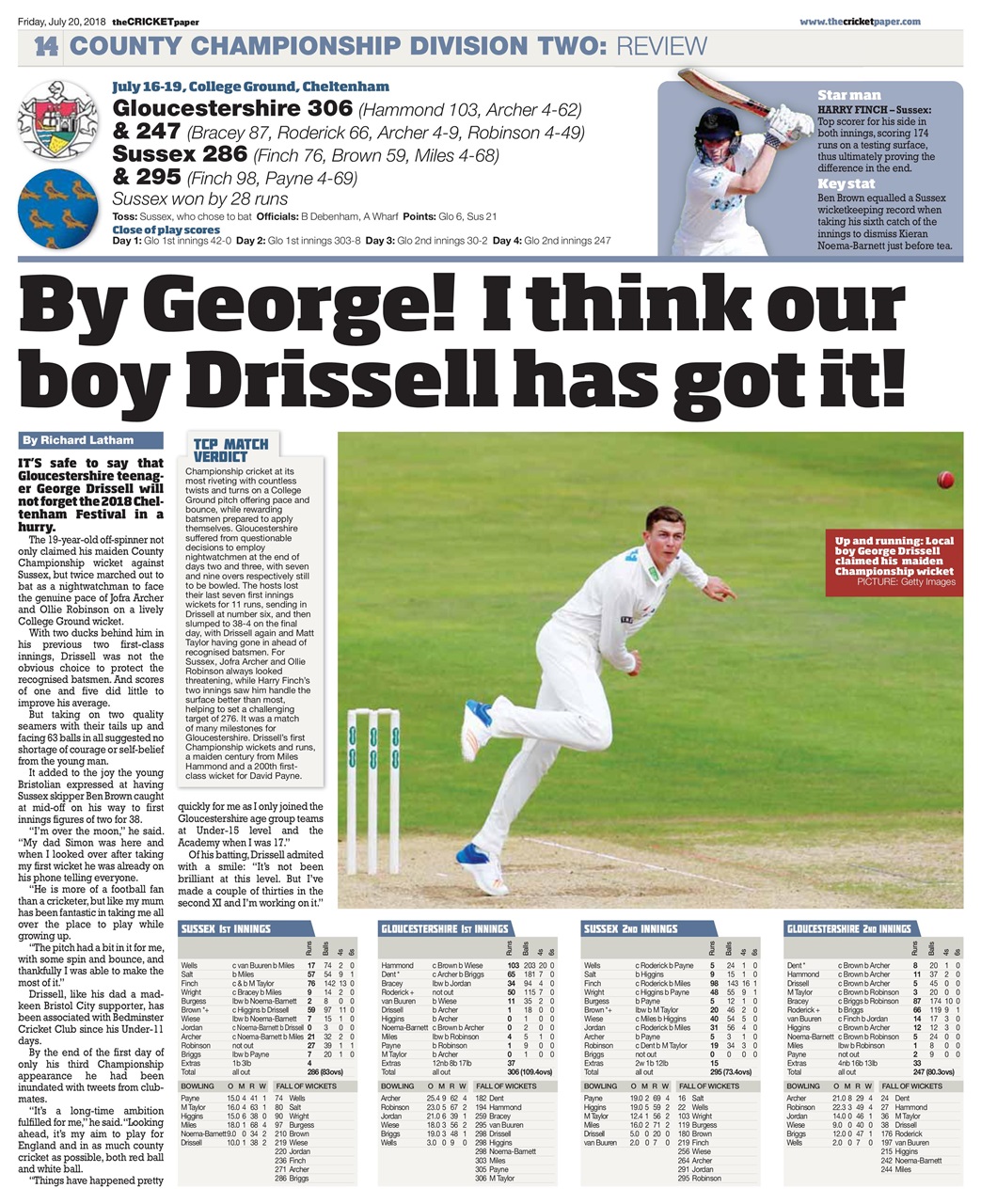 The Cricket Paper Preview Pages