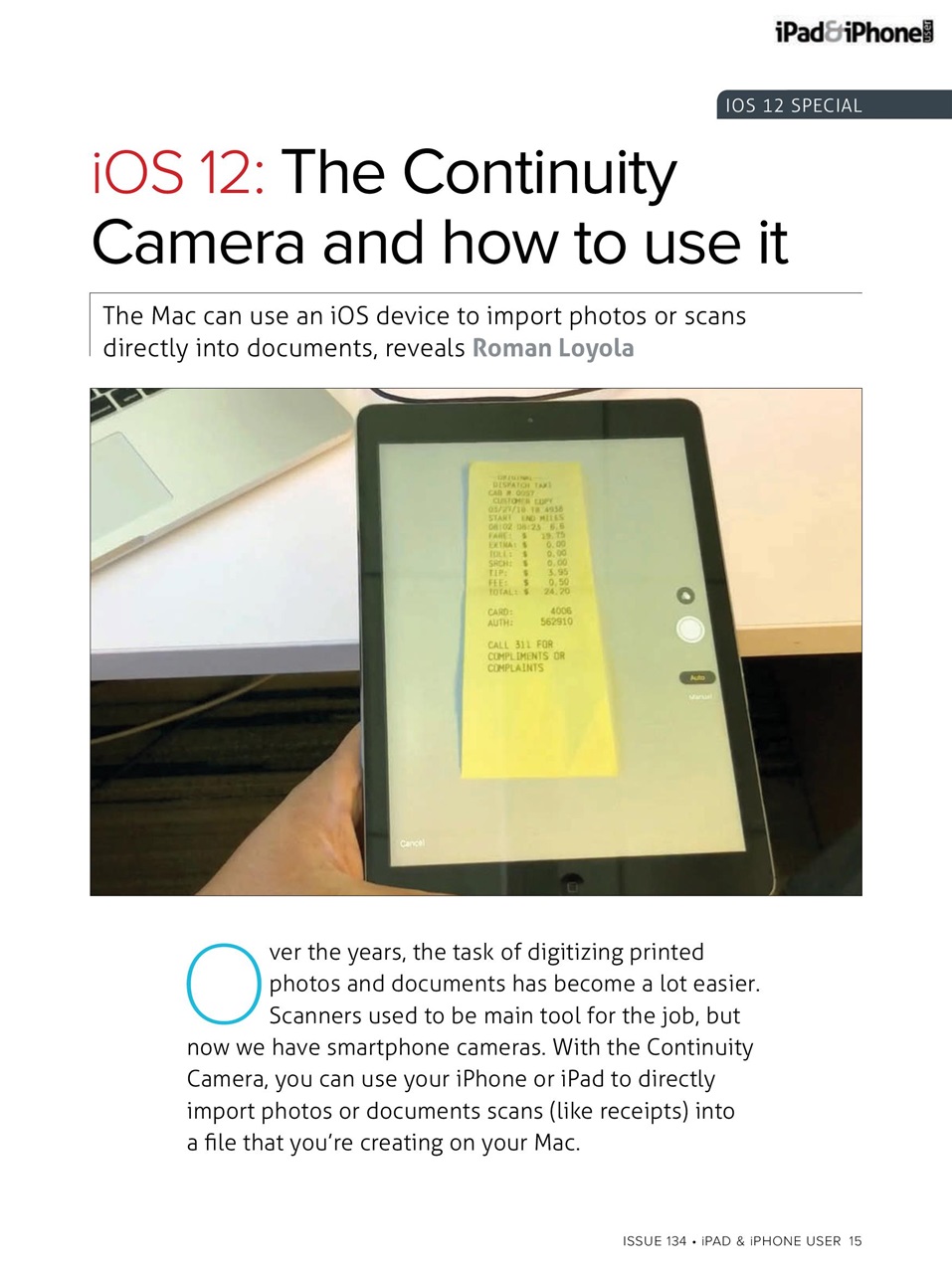 iPad and iPhone User Preview Pages