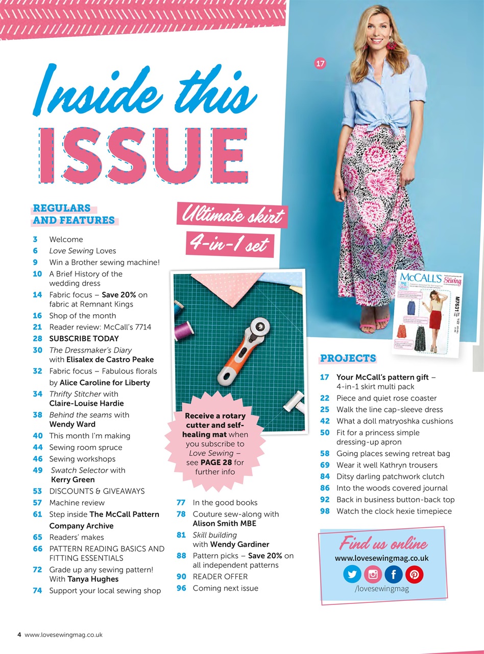 Love Sewing Preview Pages