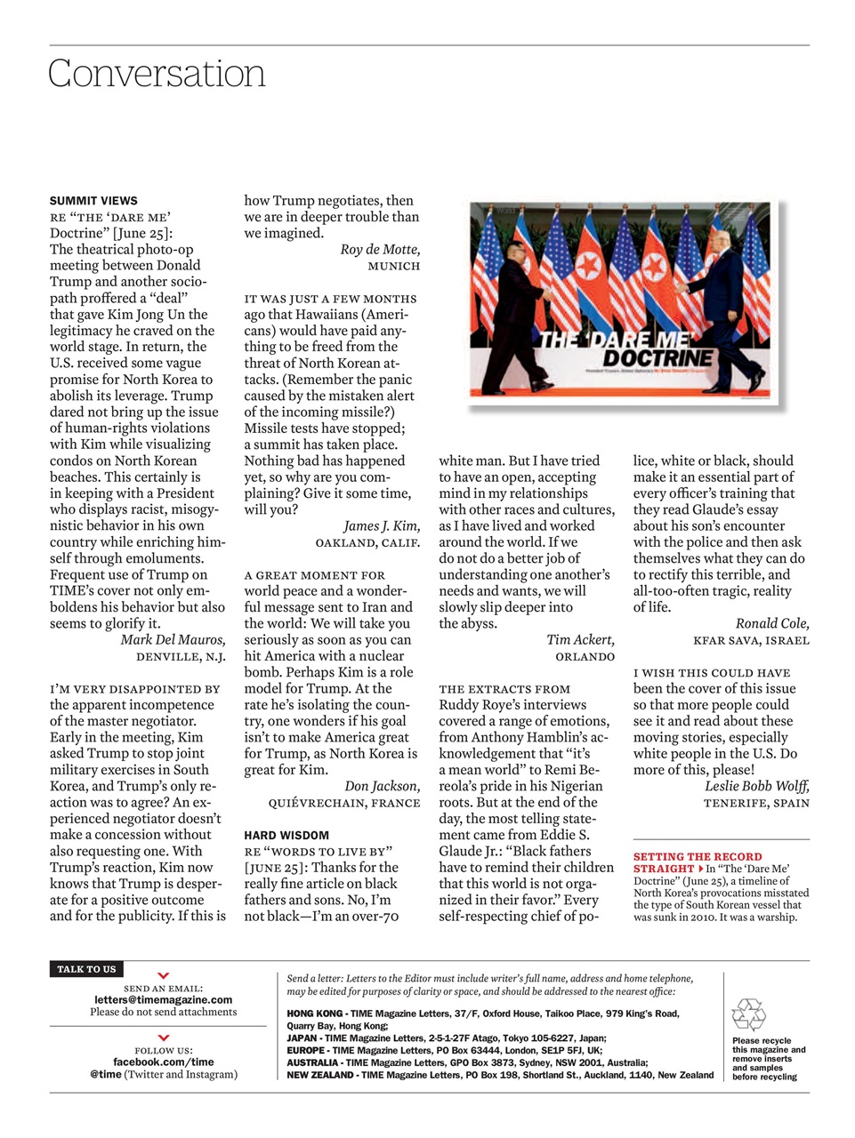 TIME Magazine Europe Preview Pages