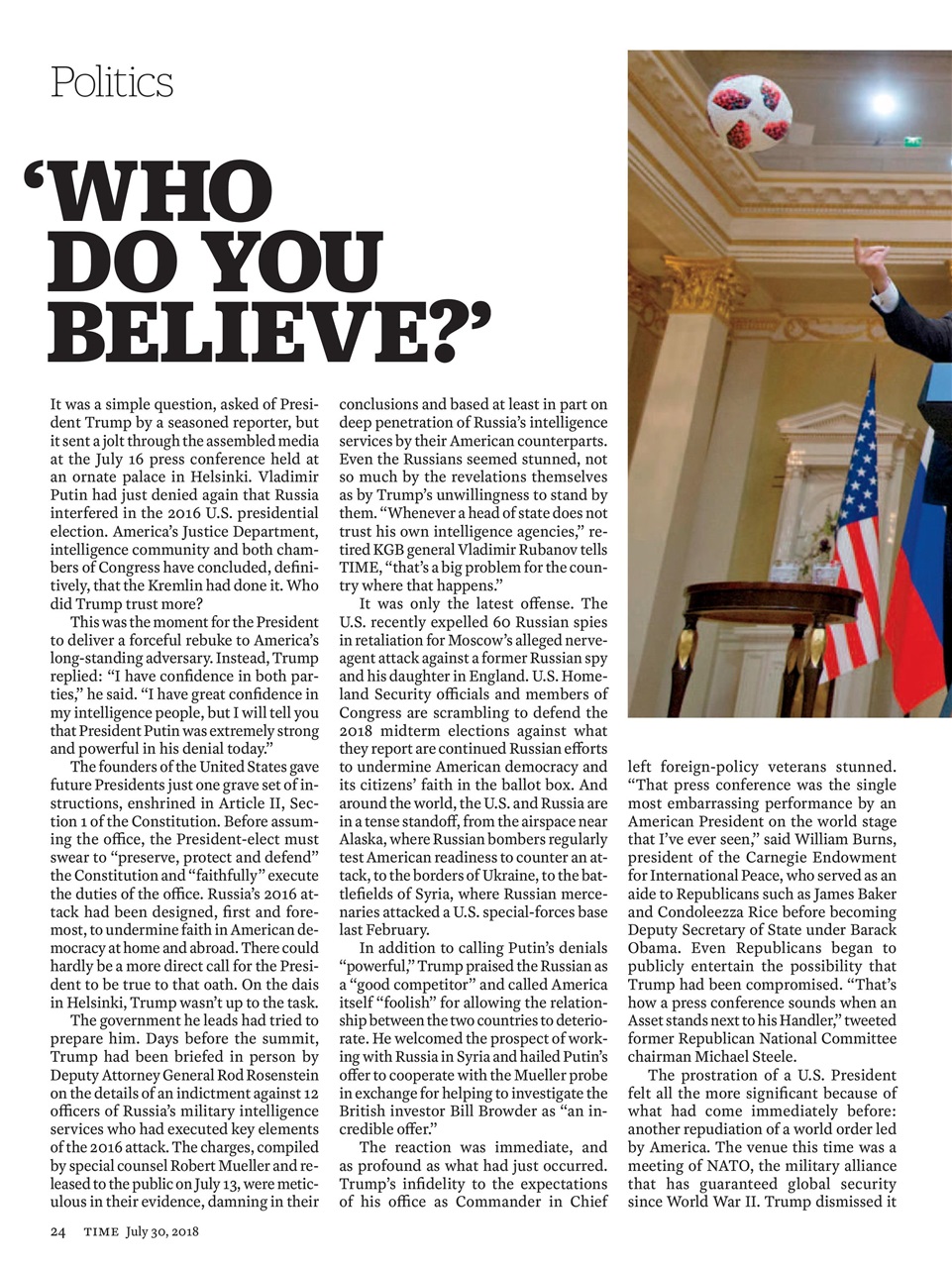 TIME Magazine Europe Preview Pages