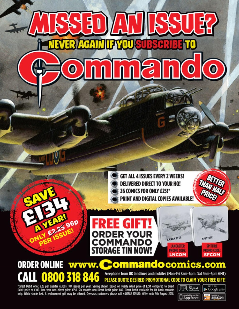 Commando Preview Pages