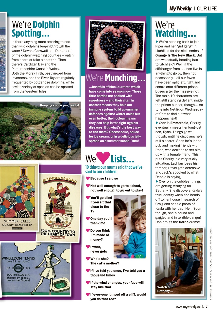 My Weekly Preview Pages