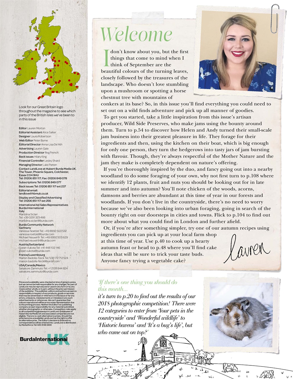 LandLove Magazine Preview Pages