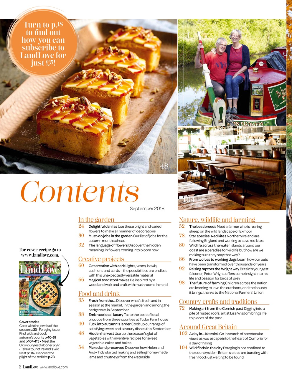 LandLove Magazine Preview Pages