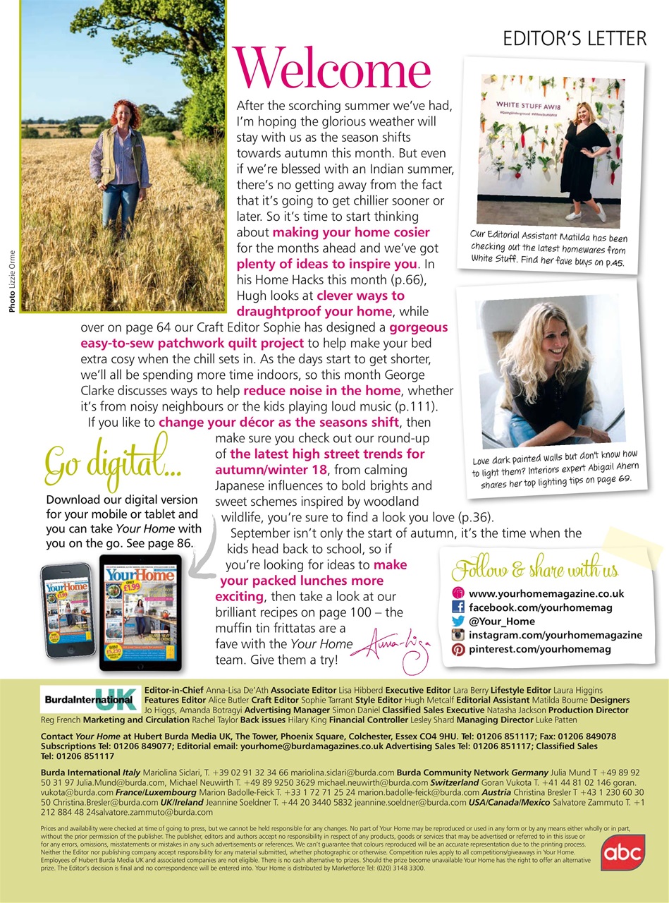 Your Home Magazine Preview Pages